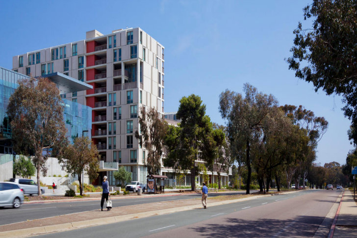 Charles David Keeling Apartments, KieranTimberlake, ucsd, green roof, student housing, green housing, eco residences