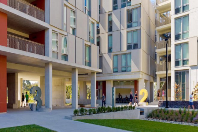 Charles David Keeling Apartments, KieranTimberlake, ucsd, green roof, student housing, green housing, eco residences