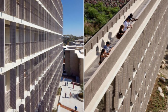 Charles David Keeling Apartments, KieranTimberlake, ucsd, green roof, student housing, green housing, eco residences