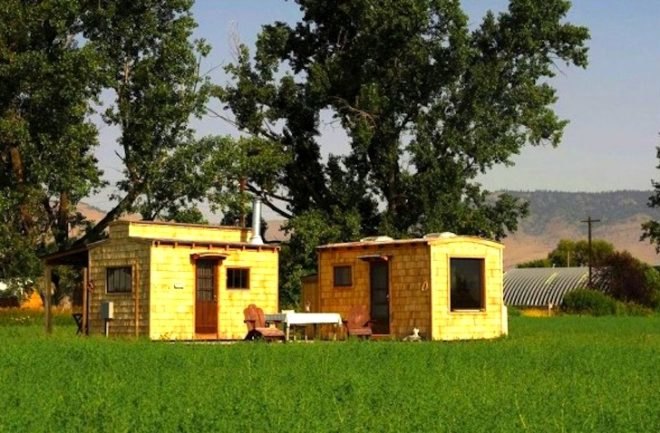 tiny house, micro house, high desert journal, green design, sustainable design, eco-design, charles finn, potomac cabin, a room of one's own, architecture, reclaimed materials, recycled materials, rustic cabins