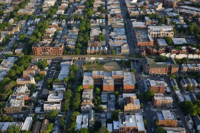 urban park, green transportation, Chicago, sky park, elevated park, green lung, green artery, Mayor, High Line, railway trestle, railway park, Bloomingdale Park and Trail, sustainable design, urban design, eco-design
