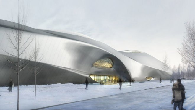 China Wood Sculpture Museum, MAD, eco museum, china, harbin, museum, skylights, daylighting