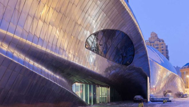 China Wood Sculpture Museum, MAD, eco museum, china, harbin, museum, skylights, daylighting
