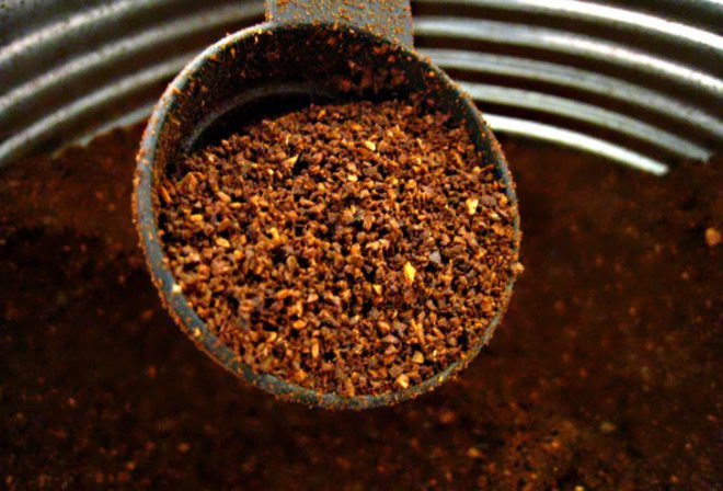 Coffee for facial mask