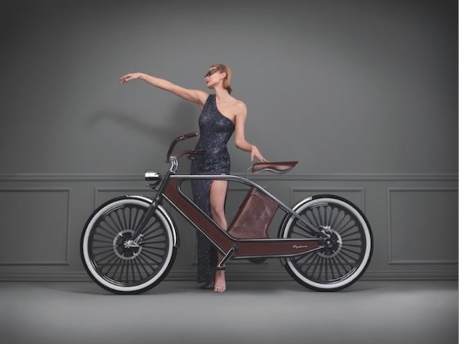 Swan, Bruno Greppi, Cykno, electric bike, Milan Design Week, green transportation, vintage bicycles, made in Italy, urban cycling, Greek mythology, green design, sustainable design, eco-design