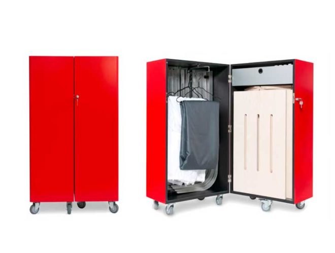 green design, eco design, sustainable design, Milan Design Week, Hotello, Roberto de Luca, Antonio Scarponi, Das konzept, portable office space, pop up office space, pop up hotel room, modular office space, foldable hotel room