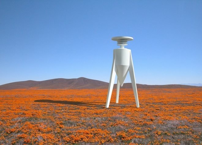 Solar-powered Eco-Seed Sowing Machines, Michael Jantzen, art, environmental destruction, environmental degradation signs, solar power, solar-powered art, global pollution levels, green design