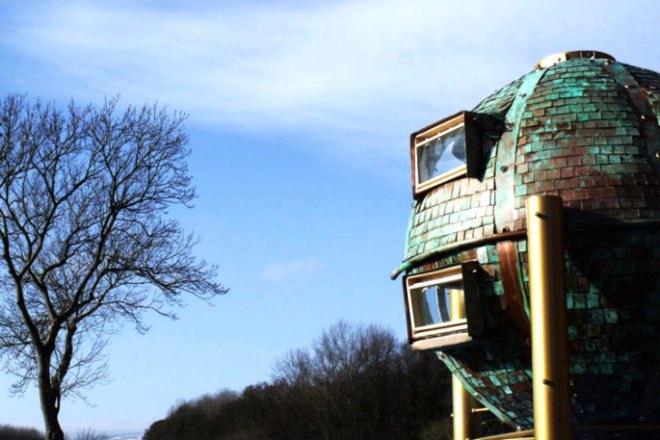 Ekinoid Copper Model, the ekinoid project, disaster-proof design, prefab housing, spherical house, pod house
