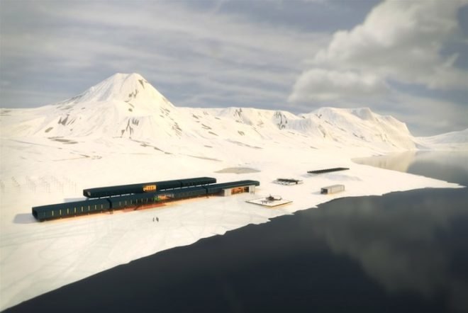 Comandante Ferraz Antarctic Station, Brazilian Antarctica, Estudio 41, green design, sustainable design, eco design, science, research, Antarctic, Keller Peninsula, prefabricated design, weather proof, clean energy, clean tech, solar power, wind power, thermal loss, conservation, wildlife