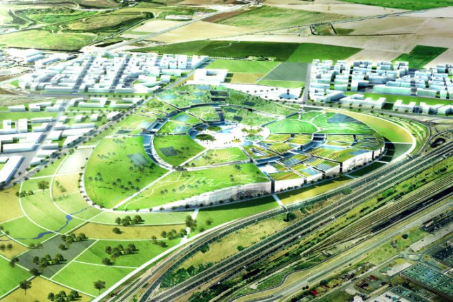 Europa City, BIG, green roof, green-roofed city, paris, sustainable city, eco city, urban design, bjarke ingels group