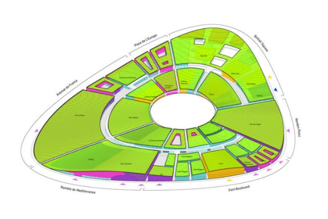Europa City, BIG, green roof, green-roofed city, paris, sustainable city, eco city, urban design, bjarke ingels group