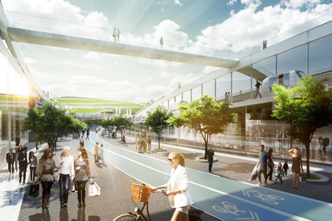 Europa City, BIG, green roof, green-roofed city, paris, sustainable city, eco city, urban design, bjarke ingels group