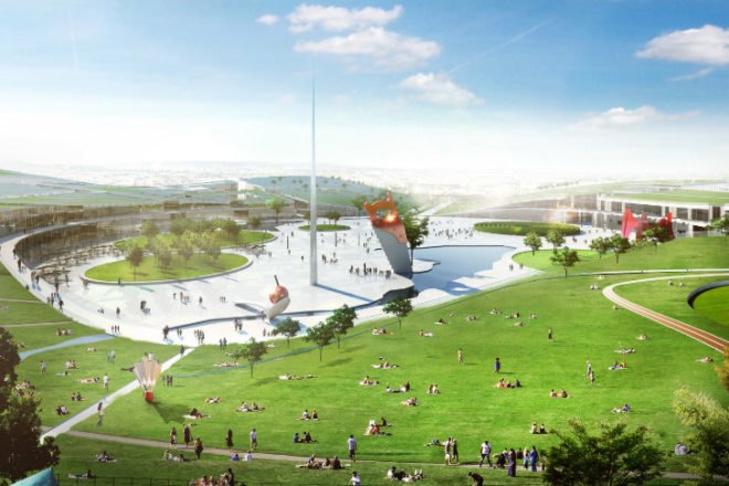 Europa City, BIG, green roof, green-roofed city, paris, sustainable city, eco city, urban design, bjarke ingels group