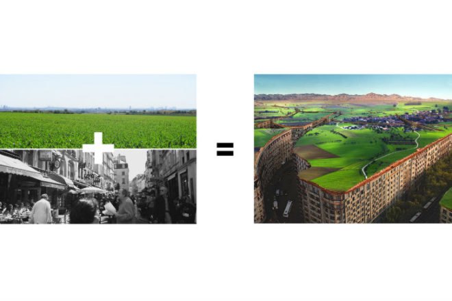 Europa City, BIG, green roof, green-roofed city, paris, sustainable city, eco city, urban design, bjarke ingels group
