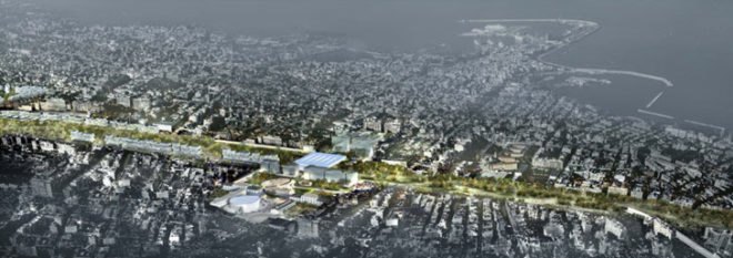 green design, eco design, sustainable design, Baricentrale redesign, Studio Fuksas, Jordi Henrich, elevated park Bari