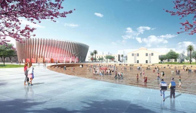 green design, eco design, sustainable design, Baricentrale redesign, Studio Fuksas, Jordi Henrich, elevated park Bari