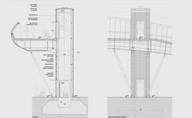 Gateway Villetaneuse, DVVD, pedestrian bridge, footbridge, pedestrian friendly, paris, villetaneuse,
