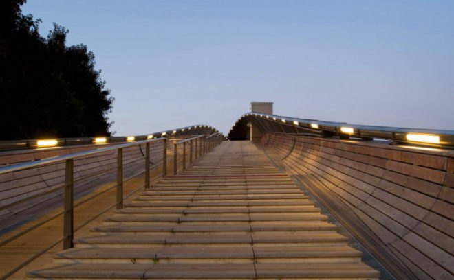 Gateway Villetaneuse, DVVD, pedestrian bridge, footbridge, pedestrian friendly, paris, villetaneuse,