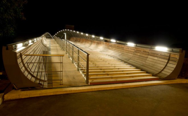 Gateway Villetaneuse, DVVD, pedestrian bridge, footbridge, pedestrian friendly, paris, villetaneuse,