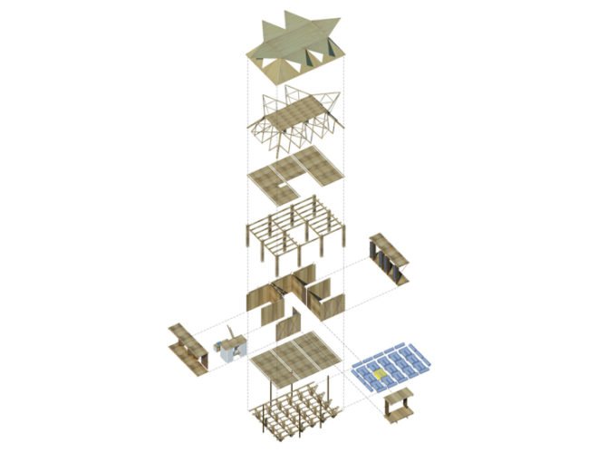 green design, eco design, sustainable design, H&P Architects, affordable disaster housing, bamboo housing, Southeast Asia housing, floating housing