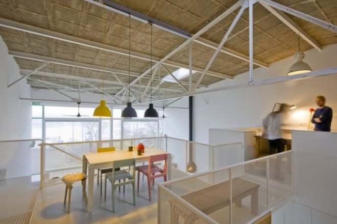 green renovation, green design, urban design, minimalist design, eco-design, amsterdam, the netherlands, eco-design, house like village, Marc Koehler, daylighting, energy efficiency, loft, harbor, urban dwellers