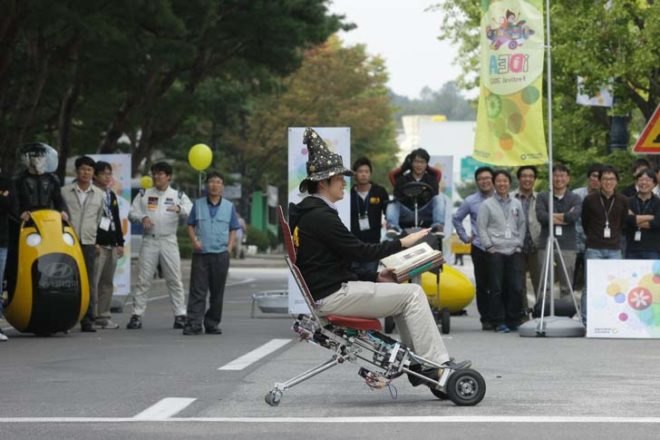 Hyundai, Hyundai IDEA festival, hyundai multi-rotor flying car, hyundai spare tire electric bike, hyundai portable transforming car, hyundai five-jointed car, hyundai road car/ bike, hyundai E4U egg car