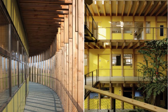 INRA Research Laboratory, Tectoniques, INRA, sustainable timber, eco lab, eco laboratory, france,
