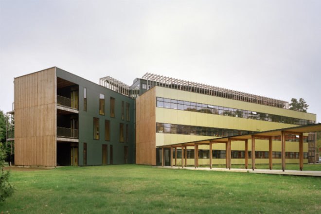 INRA Research Laboratory, Tectoniques, INRA, sustainable timber, eco lab, eco laboratory, france,