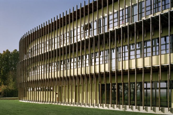 INRA Research Laboratory, Tectoniques, INRA, sustainable timber, eco lab, eco laboratory, france,