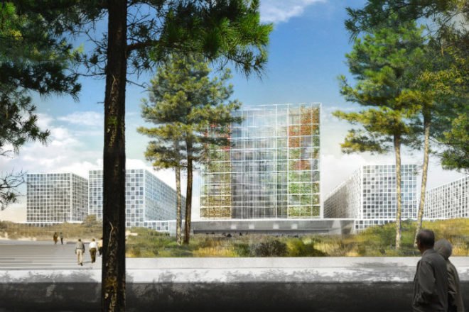 International Criminal Court, Schmidt Hammer Lassen, the Hague, green cladding, transparency, ICC, the netherlands