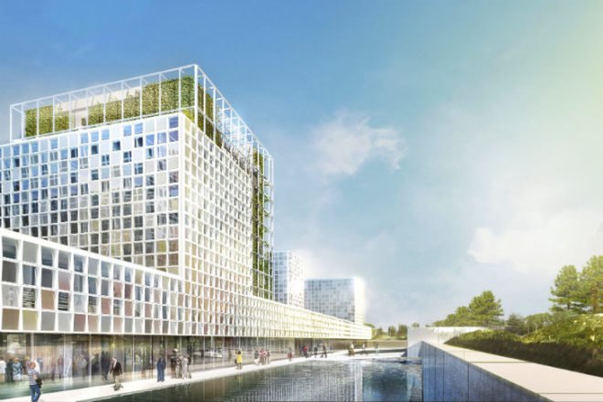 International Criminal Court, Schmidt Hammer Lassen, the Hague, green cladding, transparency, ICC, the netherlands