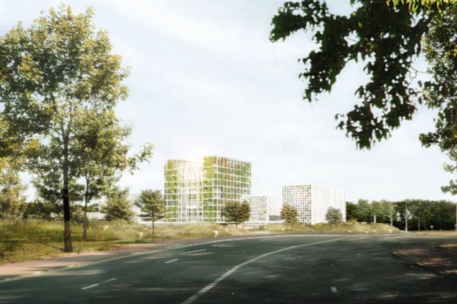 International Criminal Court, Schmidt Hammer Lassen, the Hague, green cladding, transparency, ICC, the netherlands