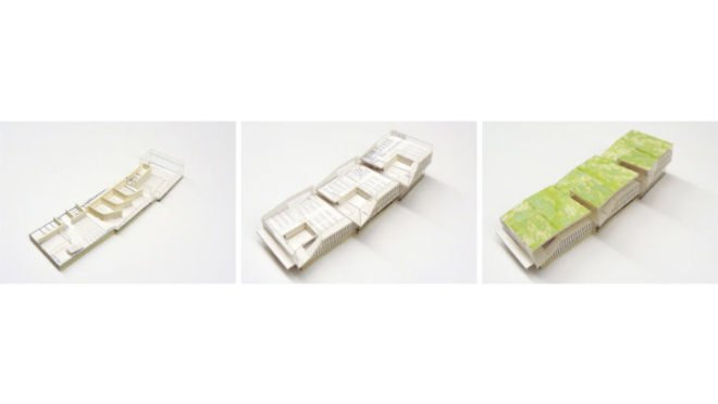 Kent State, Design Loft, Weiss Manfredi, green roof, daylighting, architecture school, eco school, cleveland