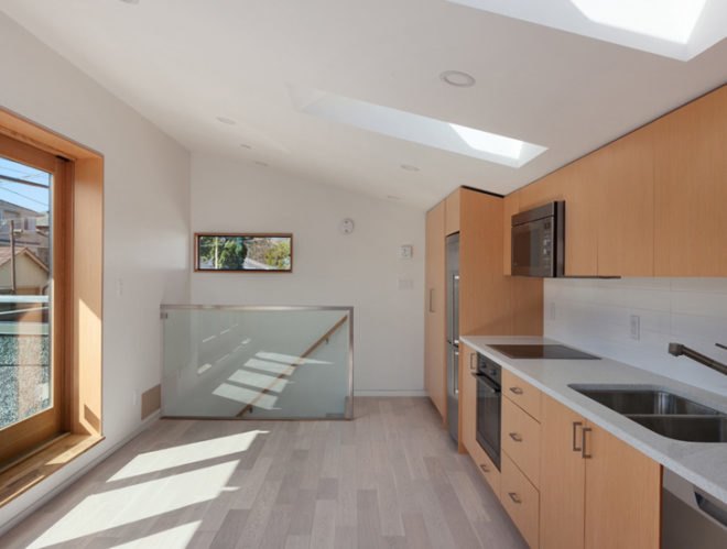 Laneway, Lanefab, Highbury House, green building, prefab housing, sustainable building, green architecture, sustainable architecture, green design, sustainable design, urban gardening, green roof, rainwater recycling, energy-efficient home