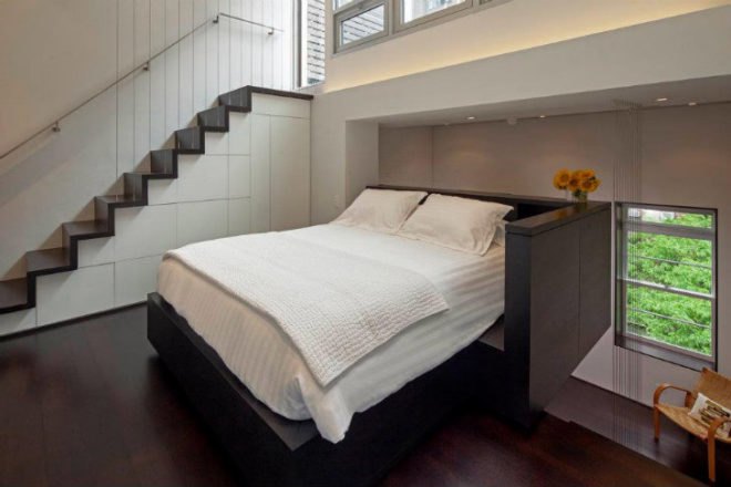 Manhattan Micro Loft, Specht Harpman, micro apartment, tiny apartment, tiny house, upper west side, small space living