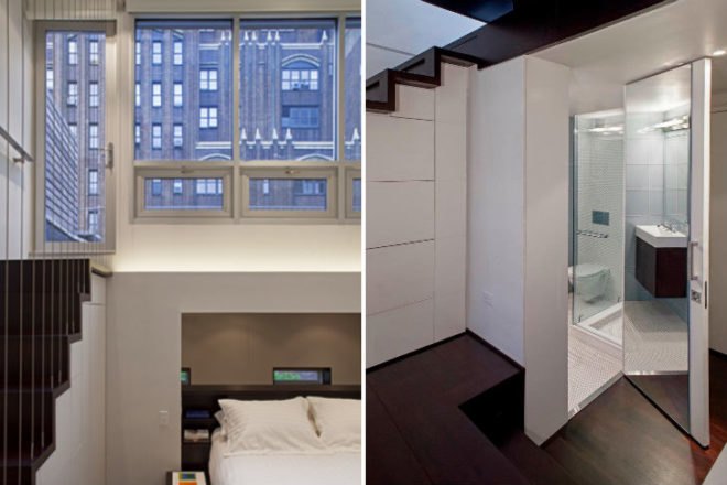 Manhattan Micro Loft, Specht Harpman, micro apartment, tiny apartment, tiny house, upper west side, small space living