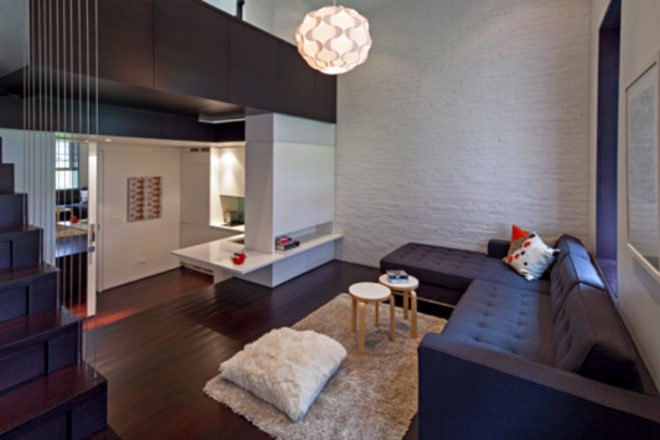 Manhattan Micro Loft, Specht Harpman, micro apartment, tiny apartment, tiny house, upper west side, small space living