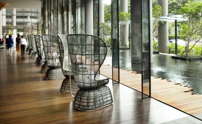 Park Royal Hotel Singapore, WOHA Architects, Singapore architecture, hotel architecture, solar power, solar energy, solar-powered hotel Singapore, vertical garden Singapore, Park Royal on Pickering, BCA Green Mark Platinum, Solar Pioneer Award, vertical park, green hotels, green architecture