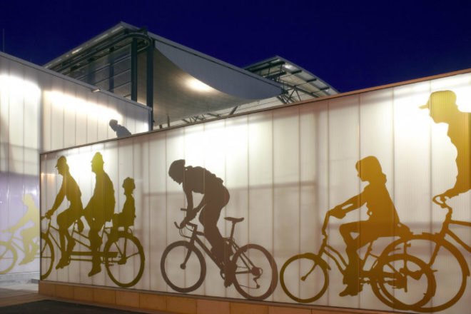 Radhaus, Osterwold Schmidt, bike shed, bike storage, bike station, bicycle storage, erfurt, germany