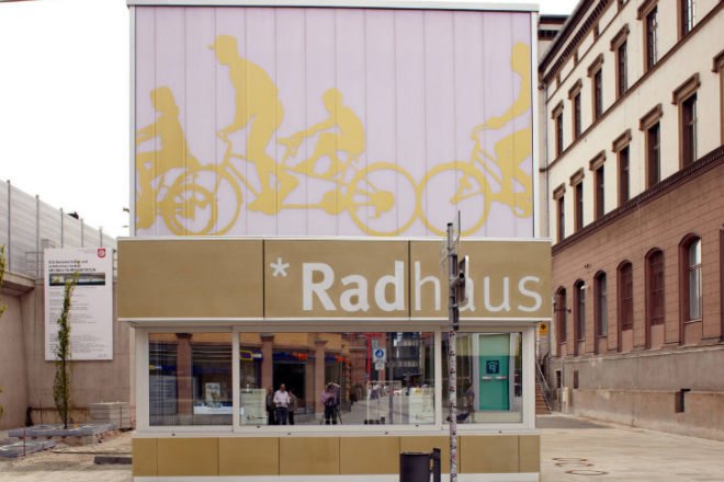 Radhaus, Osterwold Schmidt, bike shed, bike storage, bike station, bicycle storage, erfurt, germany