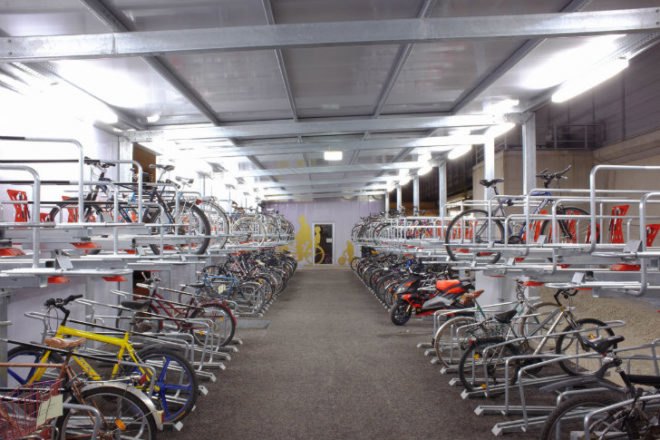 Radhaus, Osterwold Schmidt, bike shed, bike storage, bike station, bicycle storage, erfurt, germany