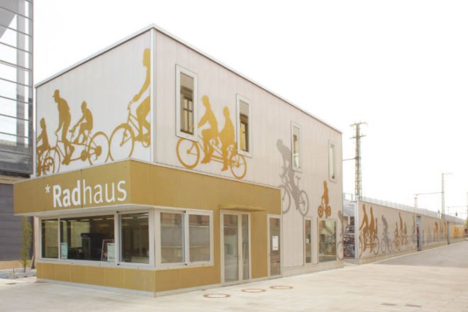 Radhaus, Osterwold Schmidt, bike shed, bike storage, bike station, bicycle storage, erfurt, germany