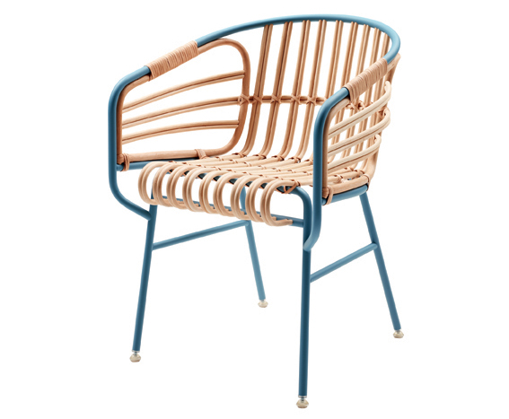 raphia chair, LucidiPevere, Casamania, green design, wicker chair, sustainable design, natural materials, green interiors, sustainable products, green furniture, sustainable furniture