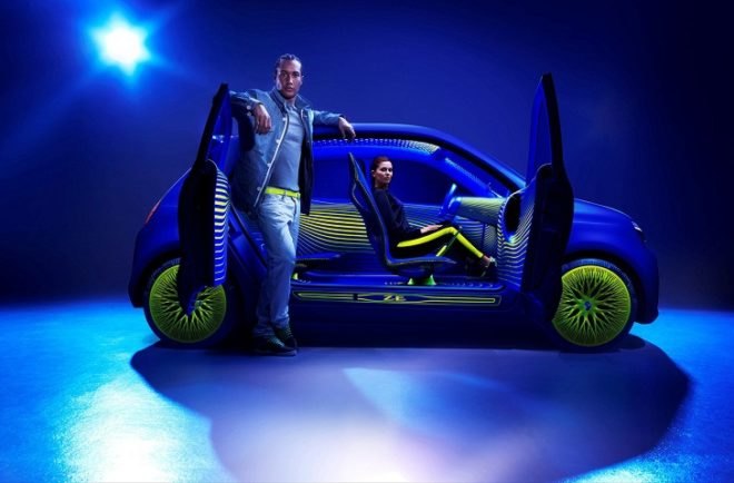 Renault, Ross Lovegrove, Renault Twin'Z concept car, electric car, green car, Renault electric car, electric motor, design, automotive design