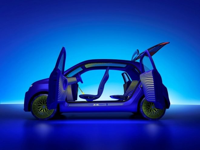 Renault, Ross Lovegrove, Renault Twin'Z concept car, electric car, green car, Renault electric car, electric motor, design, automotive design