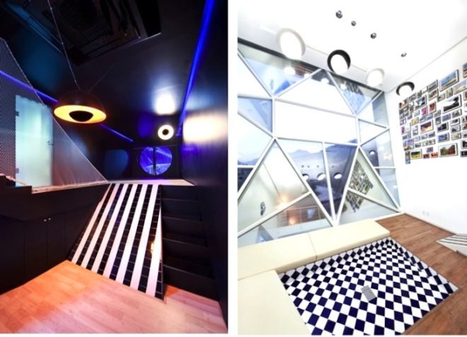 horned hotel, Rock it Suda, South Korea, Moon Hoon, fantasy, living architecture, pension, Korean pension, theater, absurd, design, sustainable design, themed hotel, regenerative design, mining town,