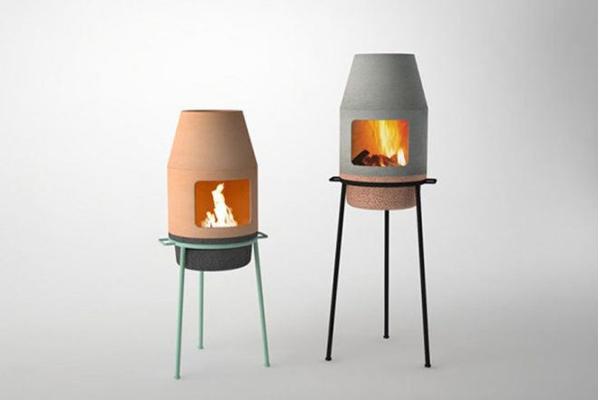 Ryosuke Fukusada, Rui Pereira, Faro, woodburner, stove, clay, Eco Smart, ethanol burner, Milan Design Week 2013, Green Products, social design, Green Events, Green Materials, green furniture,
