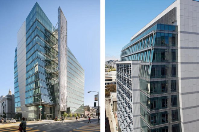 San Francisco Public Utilities Commission Headquarters, KMD Architects, SFPUC, integrated wind turbines, san francisco, green architecture, sustainable architecture, leed platinum