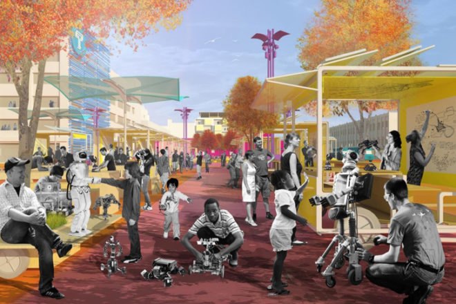 green design, eco design, sustainable design, Detroit, Sasaki Associates, community planning, Midtown Detroit, Techtown District Plan, Detroit rehabilitation