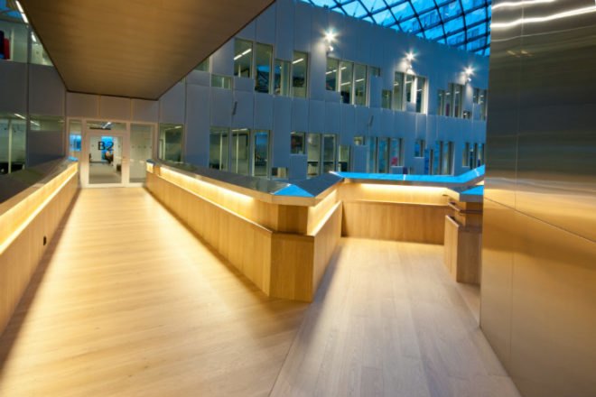 Statoil Offices, A-Lab, eco office, prefab office, high performance facade, energy efficient design, norway